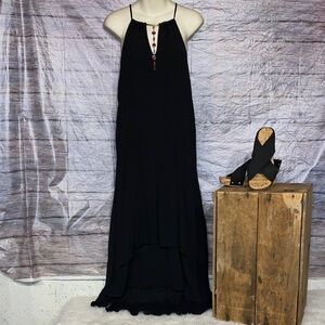 Mlle Gabrielle Black High Low Dress
